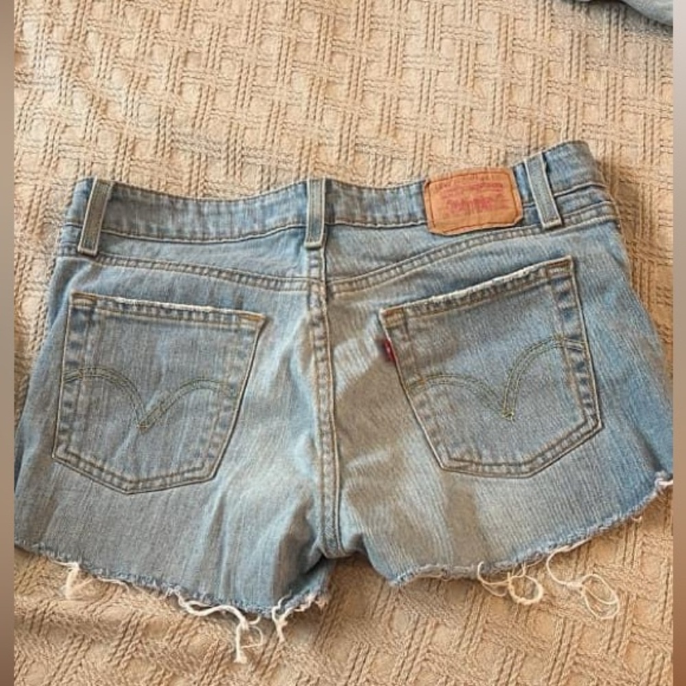 Denim shorts